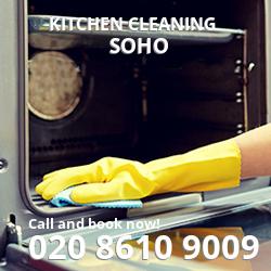 Soho commercial kitchen cleaning W1